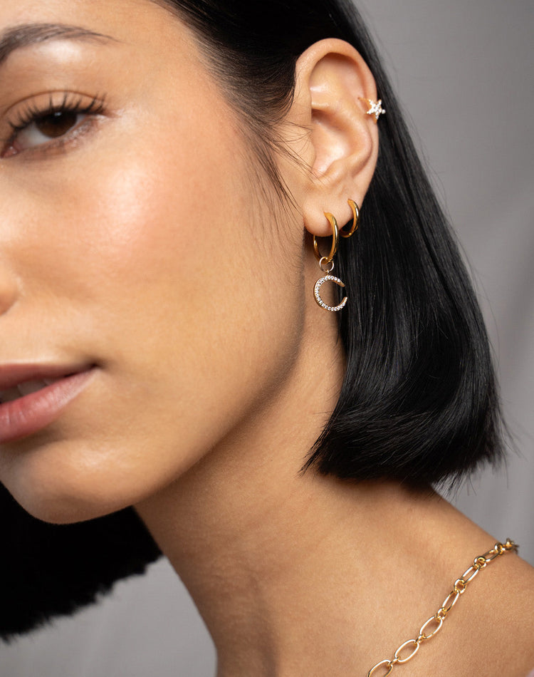 Cressida Earring Charm in Gold